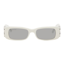 발렌시아가 Balenciaga White Dynasty Sunglasses 241342M134097