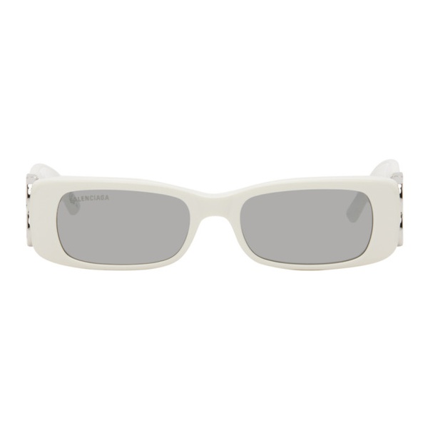 발렌시아가 발렌시아가 Balenciaga White Dynasty Sunglasses 241342M134097