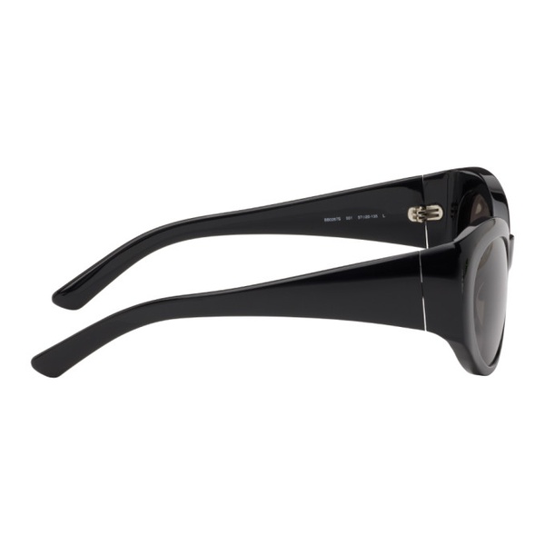 발렌시아가 발렌시아가 Balenciaga Black Round Sunglasses 241342M134010
