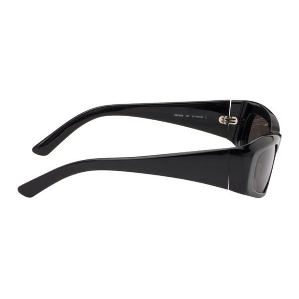 발렌시아가 발렌시아가 Balenciaga Black Rectangular Sunglasses 241342M134003
