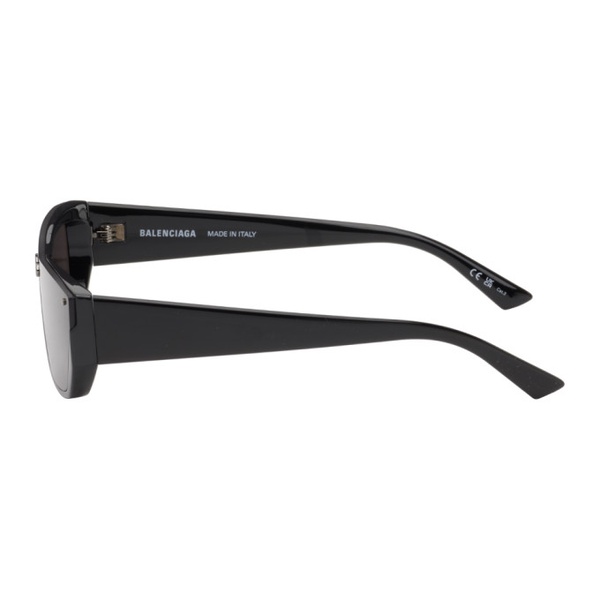 발렌시아가 발렌시아가 Balenciaga Black Shield Sunglasses 241342M134023