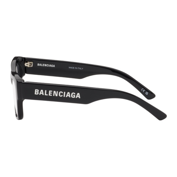 발렌시아가 발렌시아가 Balenciaga Black Square Glasses 241342M133013