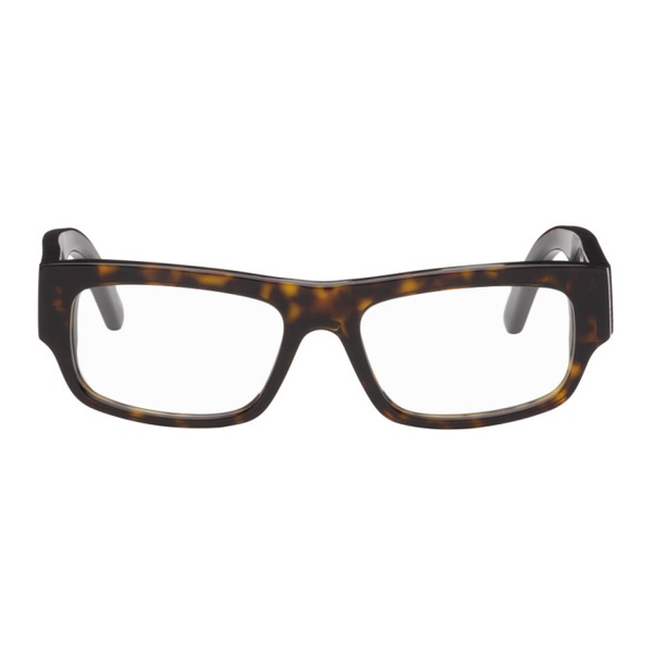 발렌시아가 발렌시아가 Balenciaga Tortoiseshell Rectangular Glasses 241342M133010