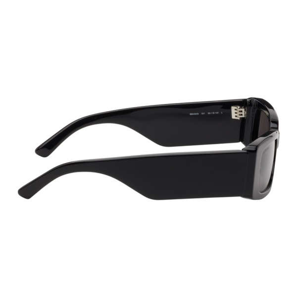 발렌시아가 발렌시아가 Balenciaga Black Rectangular Sunglasses 241342M134011