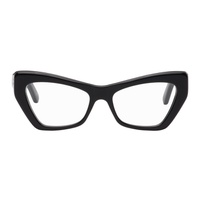 발렌시아가 Balenciaga Black Cat-Eye Glasses 241342M133012
