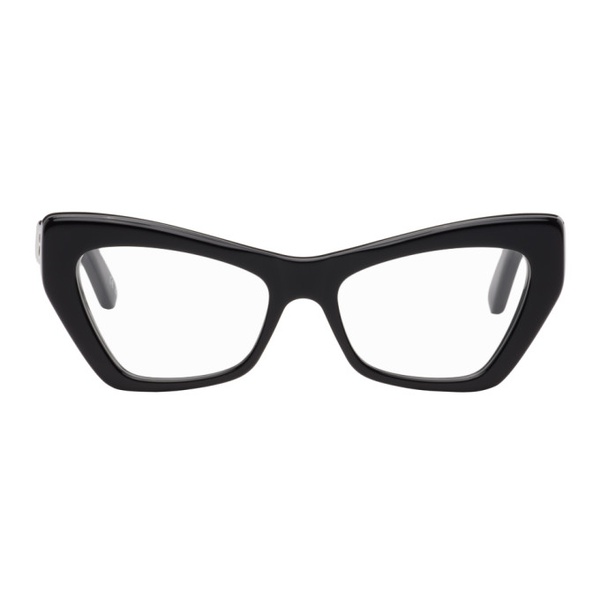 발렌시아가 발렌시아가 Balenciaga Black Cat-Eye Glasses 241342M133012