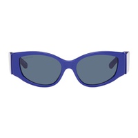 발렌시아가 Balenciaga Blue Cat-Eye Sunglasses 241342M134096
