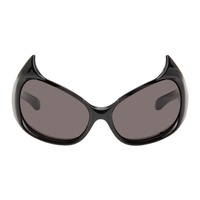 발렌시아가 Balenciaga Black Gotham Cat Sunglasses 241342F005027