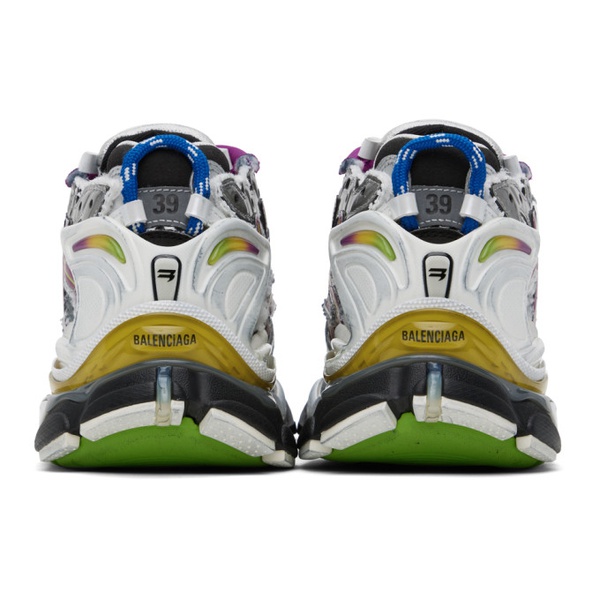 발렌시아가 발렌시아가 Balenciaga Gray & Multicolor Runner Sneakers 231342M237000