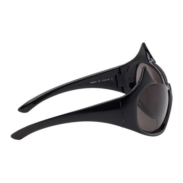 발렌시아가 발렌시아가 Balenciaga Black Gotham Cat Sunglasses 242342M134010