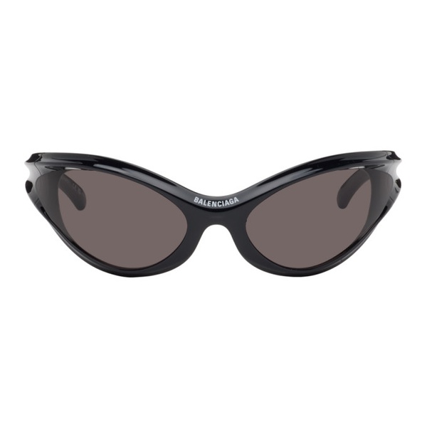 발렌시아가 발렌시아가 Balenciaga Black Dynamo Round Sunglasses 242342M134030