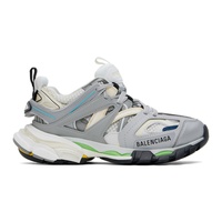 발렌시아가 Balenciaga Silver & White Track Sneakers 241342M237006