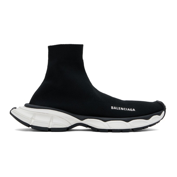 발렌시아가 발렌시아가 Balenciaga Black 3XL Sock Sneakers 241342M236009