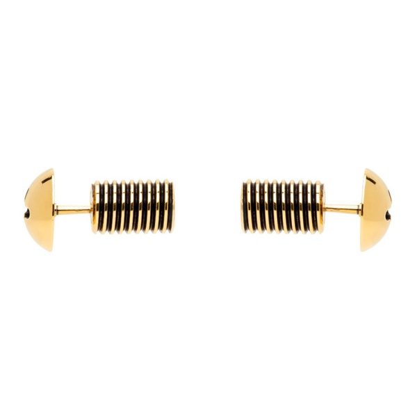 발렌시아가 발렌시아가 Balenciaga Gold Garage Screw Earrings 241342M144004