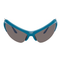 발렌시아가 Balenciaga Blue Wire Cat-Eye Sunglasses 242342M134002