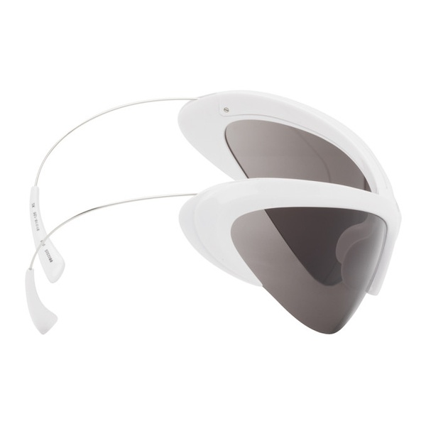 발렌시아가 발렌시아가 Balenciaga White Wire Sunglasses 242342M134003