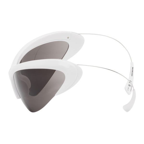 발렌시아가 발렌시아가 Balenciaga White Wire Sunglasses 242342M134003