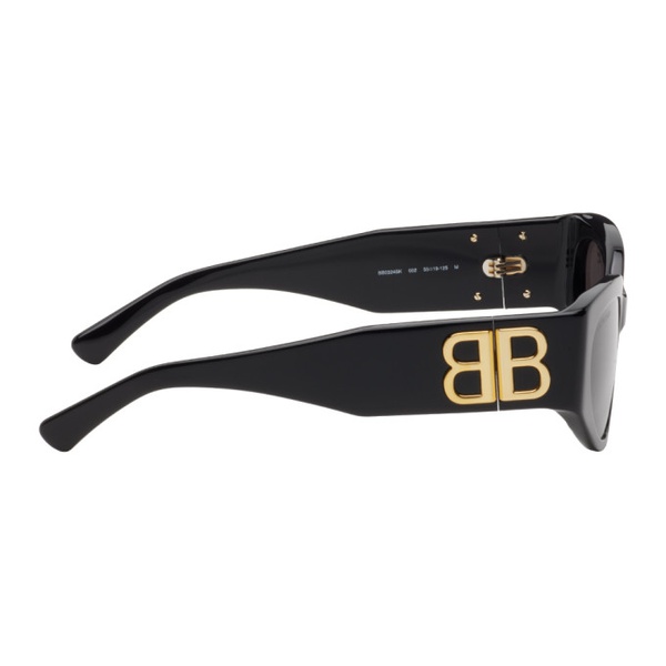 발렌시아가 발렌시아가 Balenciaga Black Bossy Round AF Sunglasses 242342M134051