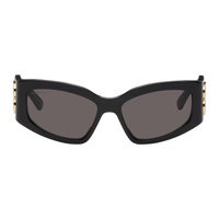 발렌시아가 Balenciaga Black Bossy Cat Sunglasses 242342M134053