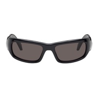 발렌시아가 Balenciaga Black Hamptons Rectangle Sunglasses 242342M134023