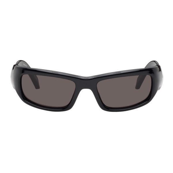 발렌시아가 발렌시아가 Balenciaga Black Hamptons Rectangle Sunglasses 242342M134023