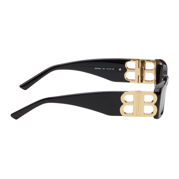 발렌시아가 발렌시아가 Balenciaga Black Dynasty Rectangle Sunglasses 242342M134013