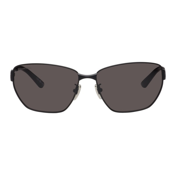 발렌시아가 발렌시아가 Balenciaga Black Rectangular Sunglasses 242342M134016