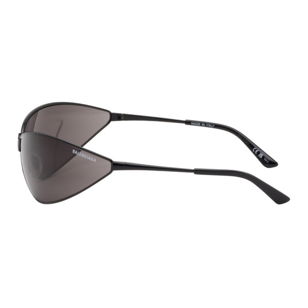 발렌시아가 발렌시아가 Balenciaga Black Razor Cat Sunglasses 242342M134032
