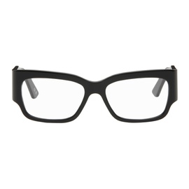 발렌시아가 Balenciaga Black Rectangular Glasses 242342M133003