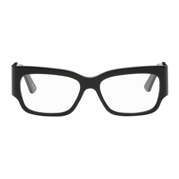 발렌시아가 발렌시아가 Balenciaga Black Rectangular Glasses 242342M133003