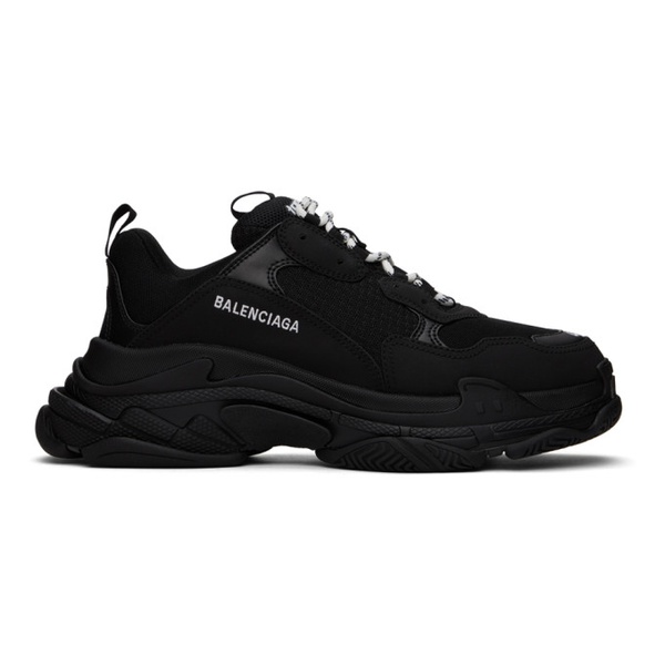 발렌시아가 발렌시아가 Balenciaga Black Triple S Sneakers 241342M237004