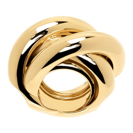 발렌시아가 Balenciaga Gold Saturne Ring 241342F024001