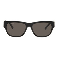 발렌시아가 Balenciaga Black Rectangular Sunglasses 242342F005040
