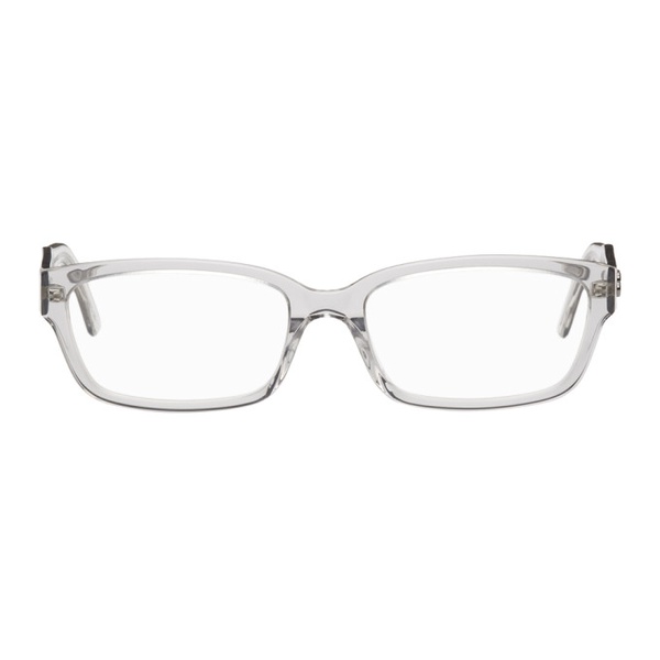 발렌시아가 발렌시아가 Balenciaga Gray Rectangular Glasses 231342M134072