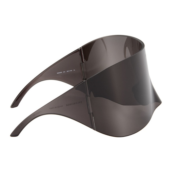 발렌시아가 발렌시아가 Balenciaga Black Mask Rectangular Sunglasses 242342M134039