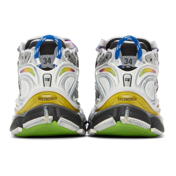 발렌시아가 발렌시아가 Balenciaga Multicolor Runner Sneakers 241342F128004
