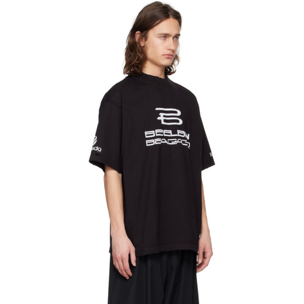 발렌시아가 발렌시아가 Balenciaga Black AI Generated T-Shirt 241342M213032