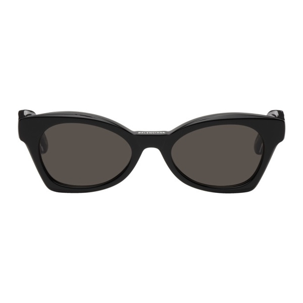 발렌시아가 발렌시아가 Balenciaga Black Sharp Butterfly Sunglasses 231342F005005