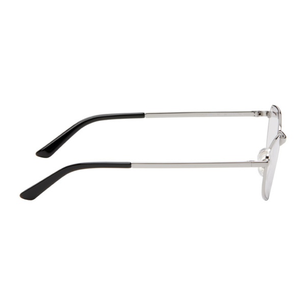 발렌시아가 발렌시아가 Balenciaga Silver Cat-Eye Sunglasses 242342M134000
