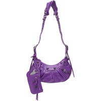 발렌시아가 Balenciaga Purple XS Le Cagole Bag 222342F048080