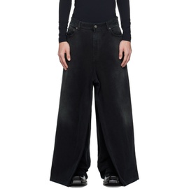 발렌시아가 Balenciaga Black Double Side Jeans 232342M186016