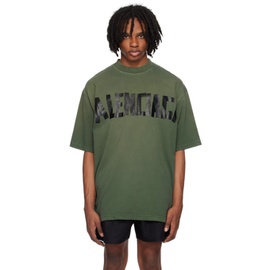 발렌시아가 Balenciaga Green Tape Type T-Shirt 241342M213036