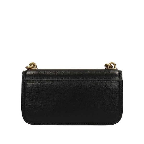 발렌시아가 발렌시아가 Balenciaga Womens Leather Gossip Shoulder Bag XS in Black 6877802496132