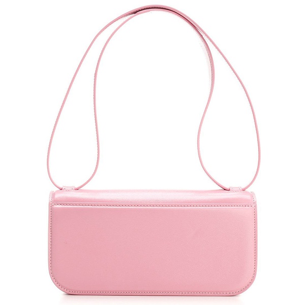 발렌시아가 발렌시아가 Balenciaga Womens Leather Gossip Shoulder Bag S in Pink 6877800923268