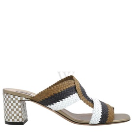 Bally Ianna Woven Lamb Nappa Interlace Sandals, Brand Size 42 (US Size 11.5) 6225829