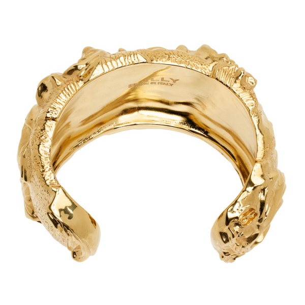  Bally Gold Sculptural Bracelet 231938M142003