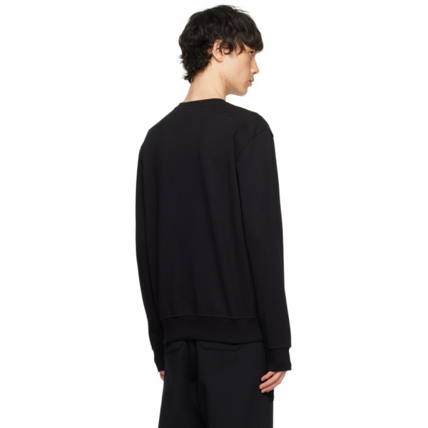 발망 발망 Balmain Black Printed Sweatshirt 241251M204002