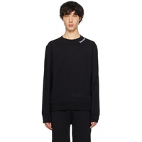 발망 Balmain Black Embroidered Sweatshirt 241251M204003