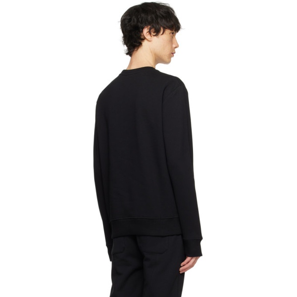 발망 발망 Balmain Black Embroidered Sweatshirt 241251M204003