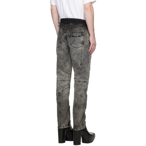 발망 발망 Balmain Gray Bleached Jeans 241251M186001
